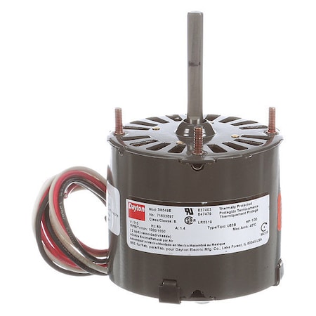HVAC Motor, 1/30 HP, 1550 rpm, 115V, 3.3 MPN:71633697M