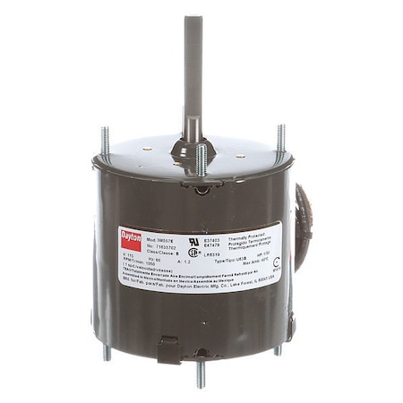 HVAC Motor, 1/30 HP, 1550 rpm, 115V, 3.3 MPN:71633702M