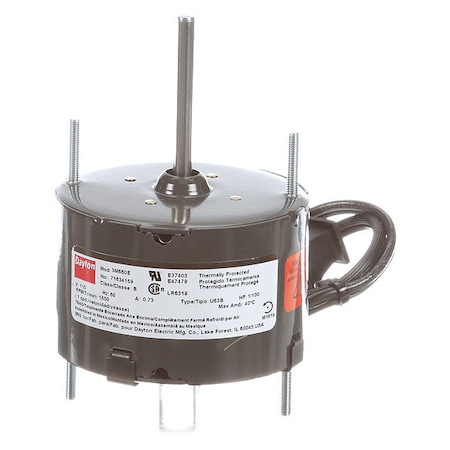 HVAC Motor, 1/100 HP, 1550 rpm, 115V, 3.3 MPN:71634159M