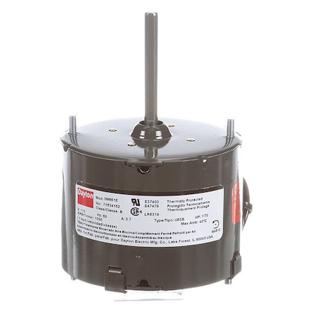 HVAC Motor, 1/70 HP, 1550 rpm, 115V, 3.3 MPN:71634162M