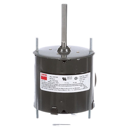 HVAC Motor, 1/30 HP, 1550 rpm, 115V, 3.3 MPN:71637609M