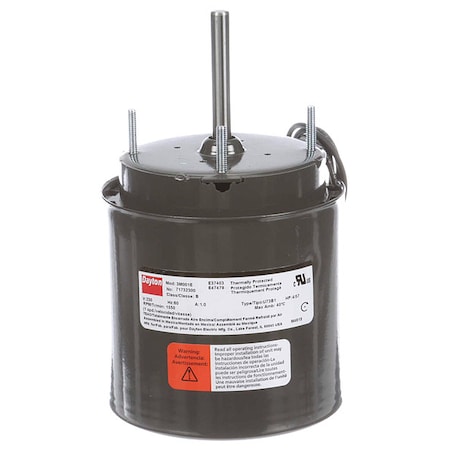 HVAC Motor, 1/20 HP, 1550 rpm, 230V, 3.3 MPN:71732300M