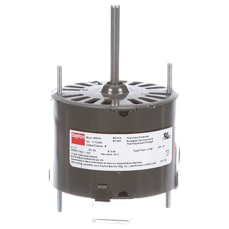 HVAC Motor, 1/150 HP, 1550 Nameplate RPM MPN:71732485M