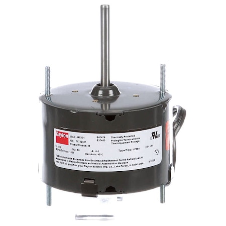 HVAC Motor, 1/70 HP, 1550 Nameplate RPM MPN:71732487M
