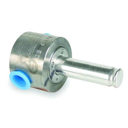Stainless Steel Solenoid Valve Less Coil, Normally Closed, 1/4 in Pipe Size MPN:007728