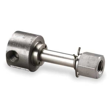 Stainless Steel Solenoid Valve Less Coil, Normally Closed, 1/4 in Pipe Size MPN:008051