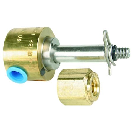 Brass Solenoid Valve Less Coil, Universal, 1/4 in Pipe Size MPN:008604