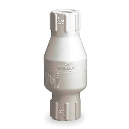 Spring Check Valve, 6.75 in Overall L MPN:4RG68