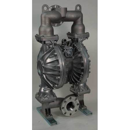 Double Diaphragm Pump, Aluminum, Air Operated, Santoprene, 215 GPM MPN:22A596