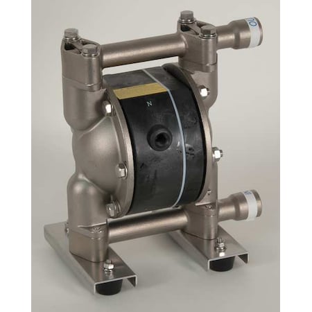Double Diaphragm Pump, Stainless steel, Air Operated, Santoprene MPN:22A597