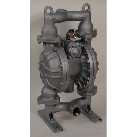 Double Diaphragm Pump, Cast iron, Air Operated, Santoprene, 107 GPM MPN:22A598