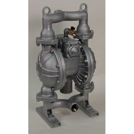 Double Diaphragm Pump, Cast iron, Air Operated, Santoprene, 164 GPM MPN:22A599