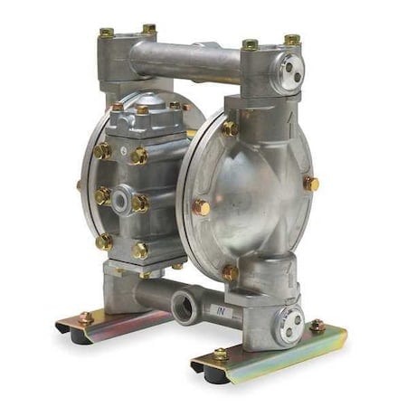 Double Diaphragm Pump, Aluminum, Air Operated, PTFE, 21 GPM MPN:6PY52