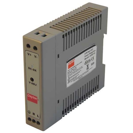 DC Power Supply, 90/264V AC, 12V DC, 15 W, 1.25 A, DIN Rail MPN:33NT15