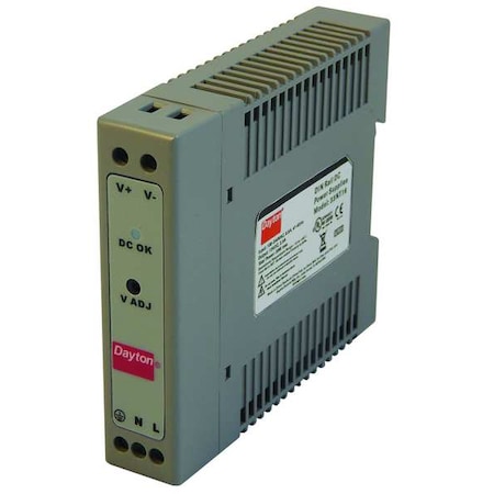 DC Power Supply, 90/264V AC, 12V DC, 30 W, 2.5 A, DIN Rail MPN:33NT16
