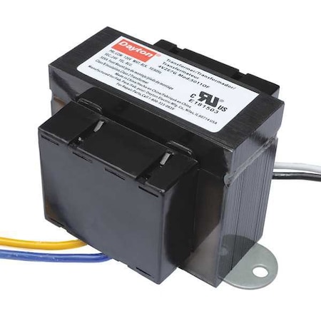 Class 2 Transformer, 50 VA, Not Rated, 24V AC, 120/208/240V AC MPN:4VZE8