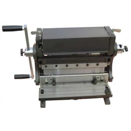 Combination Machine, 12 in Bending Length, 12 in Cutting Width, Min. 1 1/2 in Rolls MPN:12G596