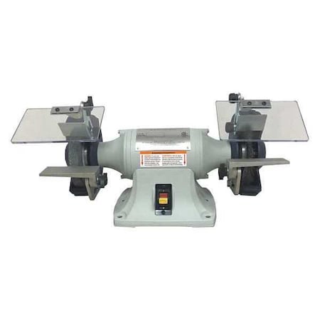 Bench Grinder, 6 in Max. Wheel Dia, 5/8 in Max. Wheel Thickness, 36 Grinding Wheel Grit MPN:2LKR5