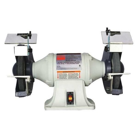 Bench Grinder, 10 in Max. Wheel Dia, 1 in Max. Wheel Thickness, 36/60 Grinding Wheel Grit MPN:2LKT2