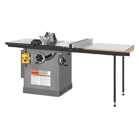 Corded Table Saw 10 in Blade Dia., 4 1/5 ft MPN:38UK49