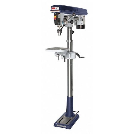 Radial Floor Drill Press, Belt Drive, 1/2 hp, 120V AC V, 33 in Swing, 5 Speed MPN:40PM17