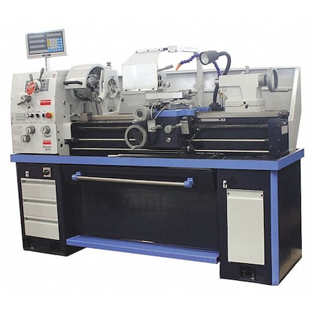Lathe, 230V AC Volts, 2 1/4 hp HP, 60 Hz, Three Phase 40 in Distance Between Centers MPN:467K88