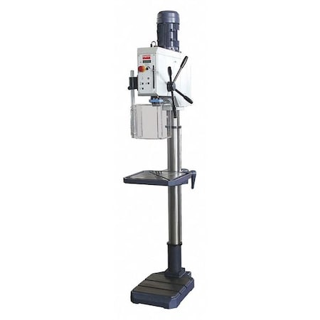 Floor Drill Press, Geared Head Drive, 2 hp, 460V AC V, 20 in Swing, Variable Speed MPN:467K98