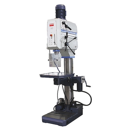 Floor Drill Press, Geared Head Drive, 4 to 5 hp, 230V AC V, 32 in Swing, 16 Speed MPN:467L04