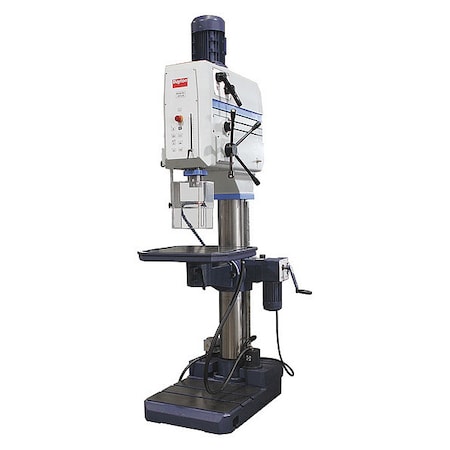Floor Drill Press, Geared Head Drive, 4 to 5 hp, 460V AC V, 32 in Swing, 16 Speed MPN:467L05