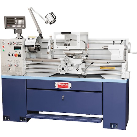 Lathe, 220V AC Volts, 2 hp HP, 60 Hz, Three Phase 36 in Distance Between Centers MPN:499F38