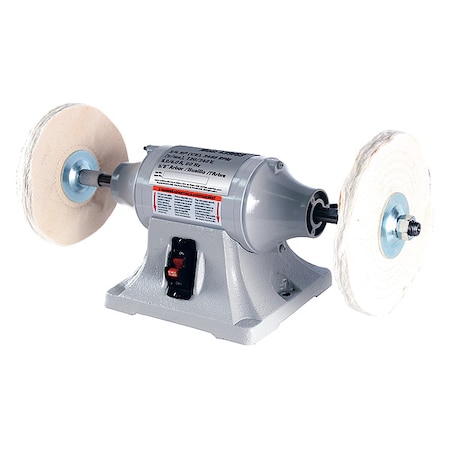 Bench Buffer, 3450 Max. rpm, 1 Phase, 60 Hz MPN:499F68