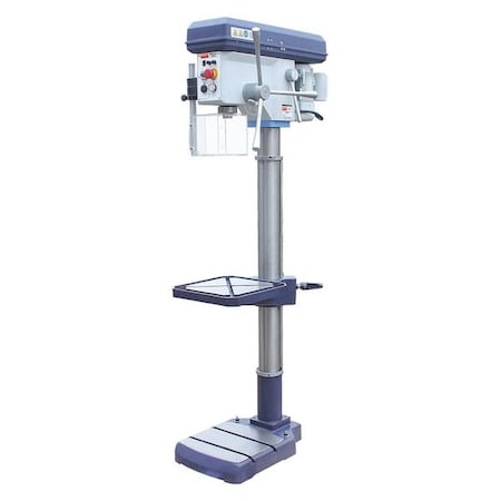 Floor Drill Press, Belt Drive, 1 hp, 115V AC V, 15 3/4 in Swing, 16 Speed MPN:53UG98