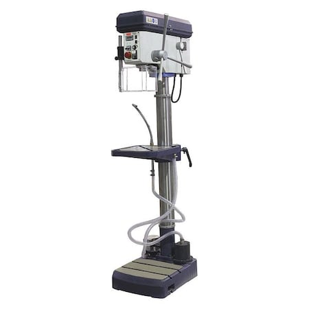 Floor Drill Press, Belt Drive, 2 hp, 230V AC V, 15 3/4 in Swing, Variable Speed MPN:53UG99