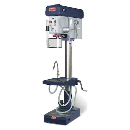 Floor Drill Press, Belt Drive, 3 hp, 230V AC V, 22 in Swing, Variable Speed MPN:53UH06