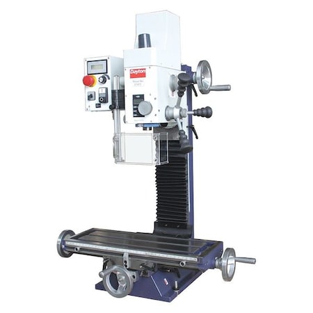 Mill/Drill Machine, 1-1/4 Motor HP, 60 Hz MPN:53UH20