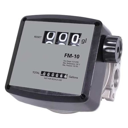 Flowmeter, Mechanical, 32 GPM, 1 In FNPT MPN:12F730