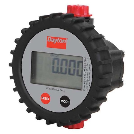 Flowmeter, Digital, 1/2in, FNPT, LCD, 200 cps MPN:32ZN65