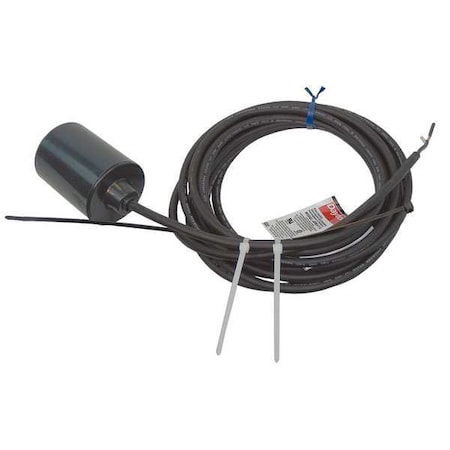 Float Switch, 115/230V AC, 20 ft Cord, 13 A, Wire Leads MPN:6PNV7