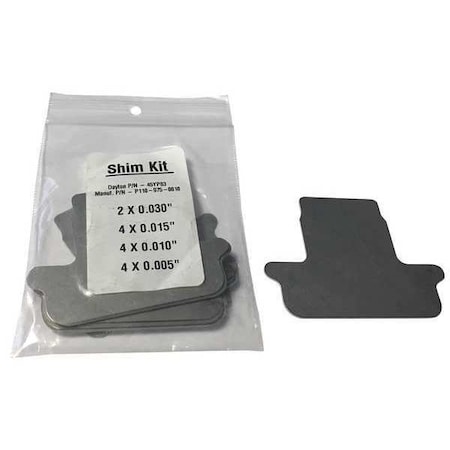 Shim Kit, 5 in. L, Stainless Steel MPN:45YP83