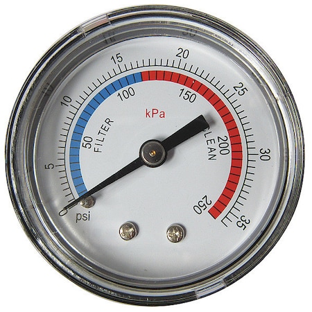 Plastic Pressure Gauge with O-Ring MPN:PP06021001G