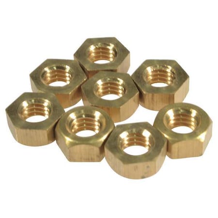 Hex Nut, 3/8-16 Br, PK8 MPN:PP60222G