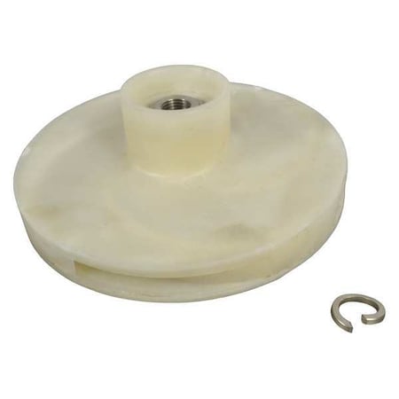 Pump Impeller, 4.8 in, PP, For 2YEU2; 2YEU3 MPN:PPL2216PG