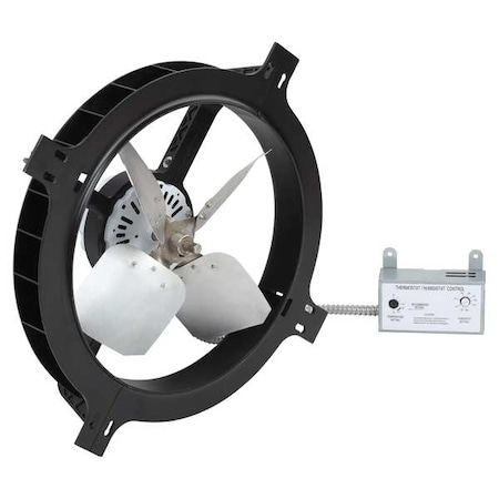1380 CFM Gable Mount Attic Fan, 120V MPN:10W196
