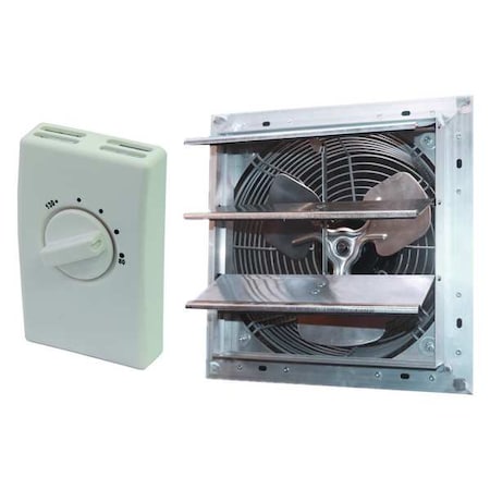 Ventilator Combo Kit, Gable Mount, 120 V, Hz: 60 MPN:347HX8