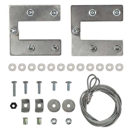 Hinge Kit, 30 in, Roof Mount MPN:4HX79