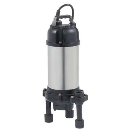 Grinder Pump, 2 HP, 230 Volts, 11 Amps, SS MPN:11A345