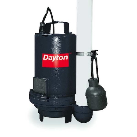 EffluentPump, 20ft, 8.3A, 1hp, 240VAC MPN:3BB85