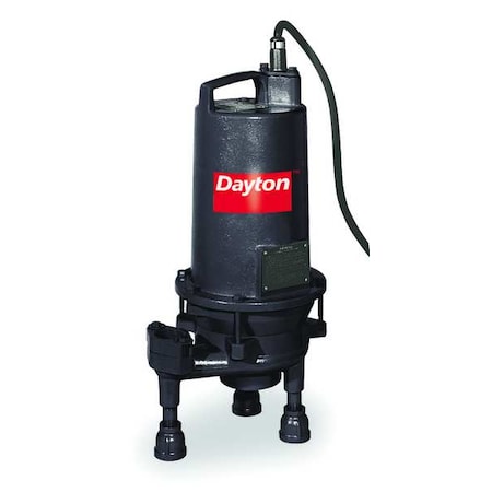 Grinder Pump, 20 ft, Three, 460V AC MPN:3BB98