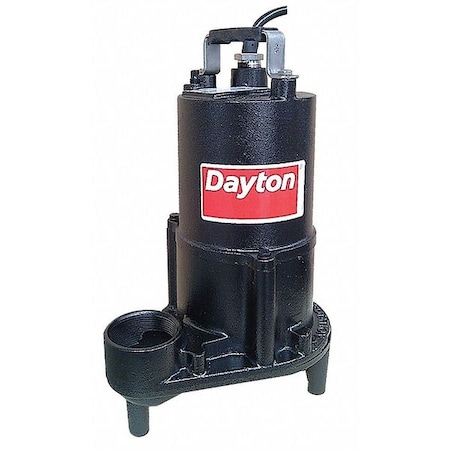 EffluentPump, 20ft, 6.4A, 0.5hp, 120VAC MPN:4HU70