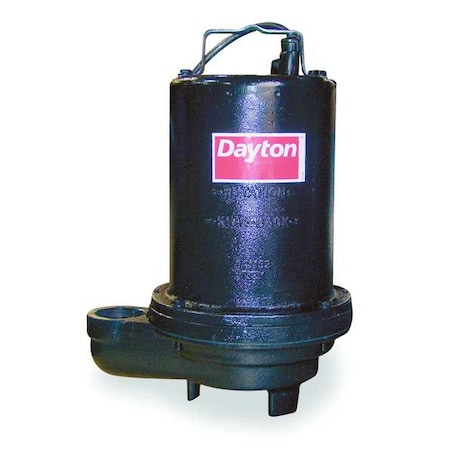 EffluentPump, 20ft, 8.3A, 1hp, 240VAC MPN:4HU77